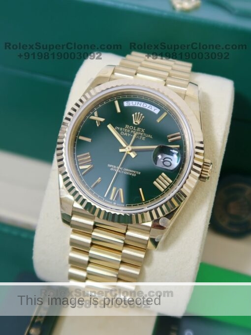 rolex daydate gold president bracelet