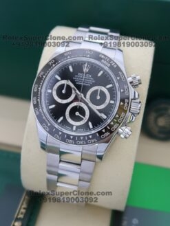 rolex daytona black dial 126500ln