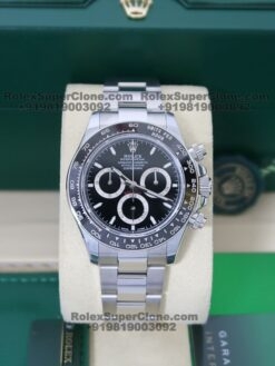 rolex daytona black dial watch