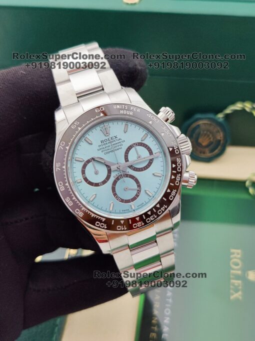 rolex daytona ice blue 4131 superclone