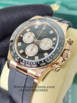 rolex daytona rose gold oysterflex