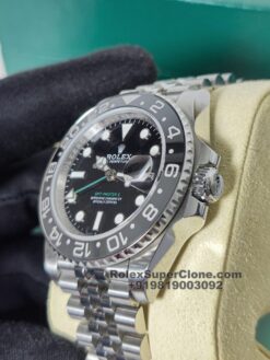 rolex gmt master ii grey black bezel