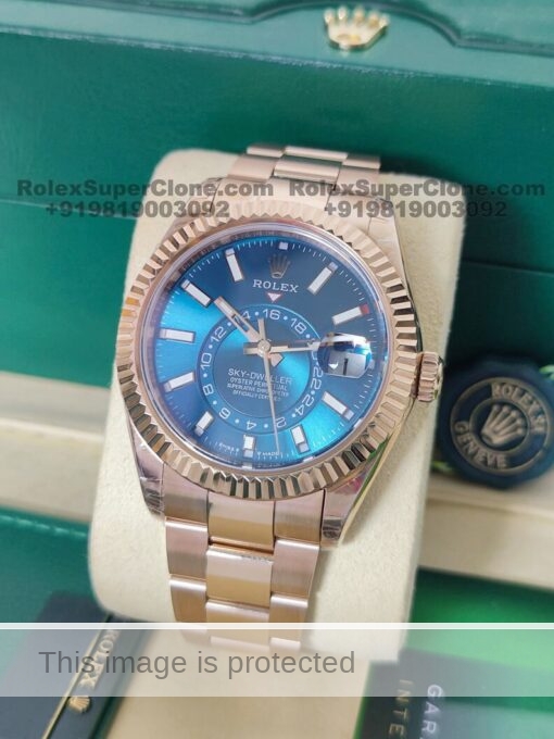 rolex sky dweller rose gold