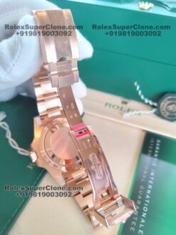 rolex gmt tiger iron rose gold