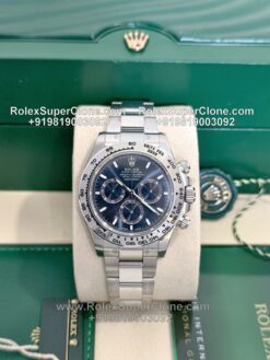 rolex daytona blue dial replica