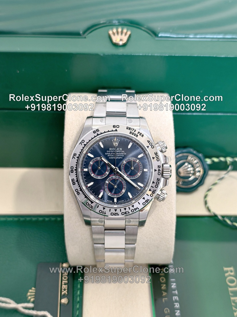 rolex daytona blue dial replica