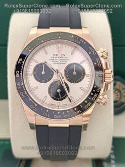 rolex daytona rose gold oysterflex strap