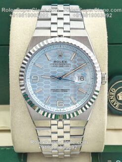 rolex land dweller ice blue dial watch for sale