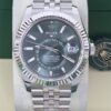 Rolex Sky-Dweller Green Dial Super Clone Swiss Replica Watch | Jubilee Bracelet Ref 336934 | 9002 Swiss Movement