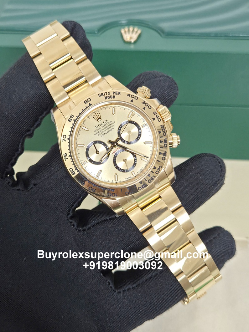 rolex daytona champagne dial super clone