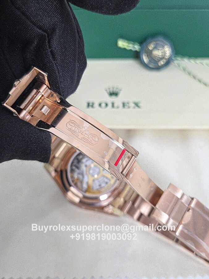 rolex daytona le mans 100 rose gold gain weight