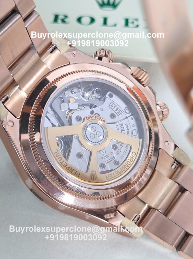 rolex daytona le mans rose gold 4132