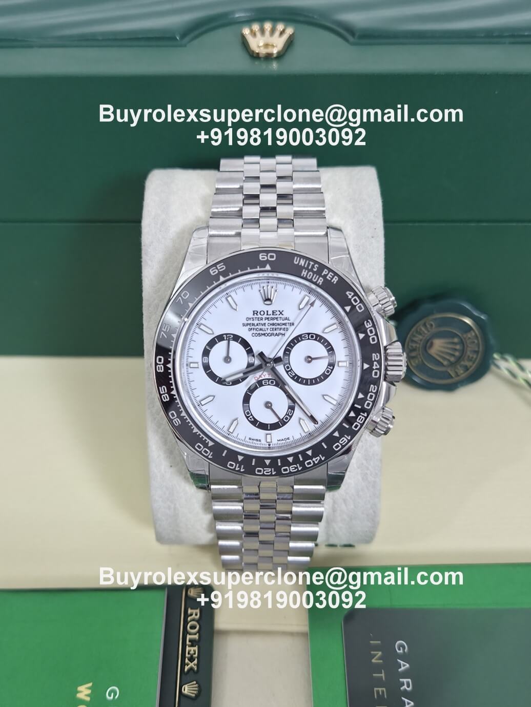 rolex daytona panda with jubilee bracelet