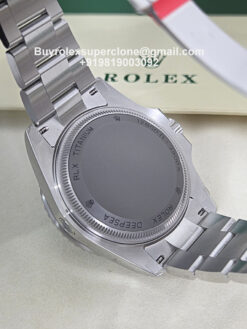 rolex deepsea back case made of RLX titanium