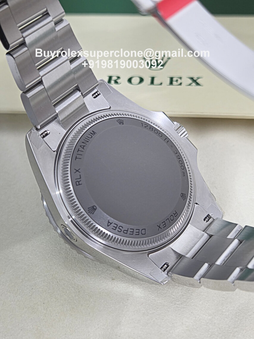rolex deepsea back case made of RLX titanium